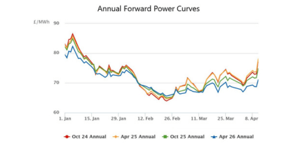Annual Forward power Curves