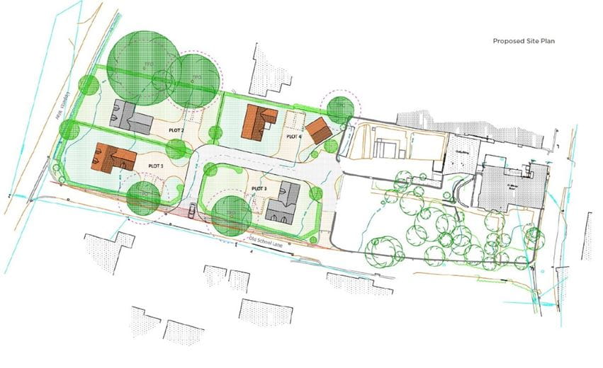  bedroom development plot, Adjoining Old School Lane, Catcott TA7 - Sold STC