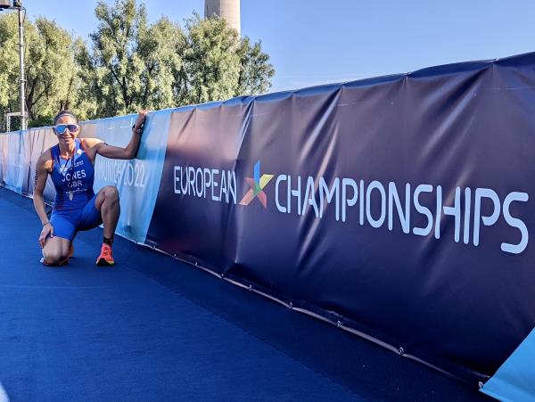Associate Partner Katherine Jones contending in the European Championships 2022