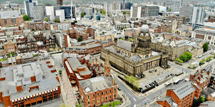Leeds city skyline