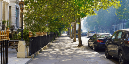 London residential area