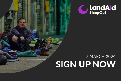 Carter Jonas Signs Up as Regional Sponsor of LandAid’s London SleepOut 2024
