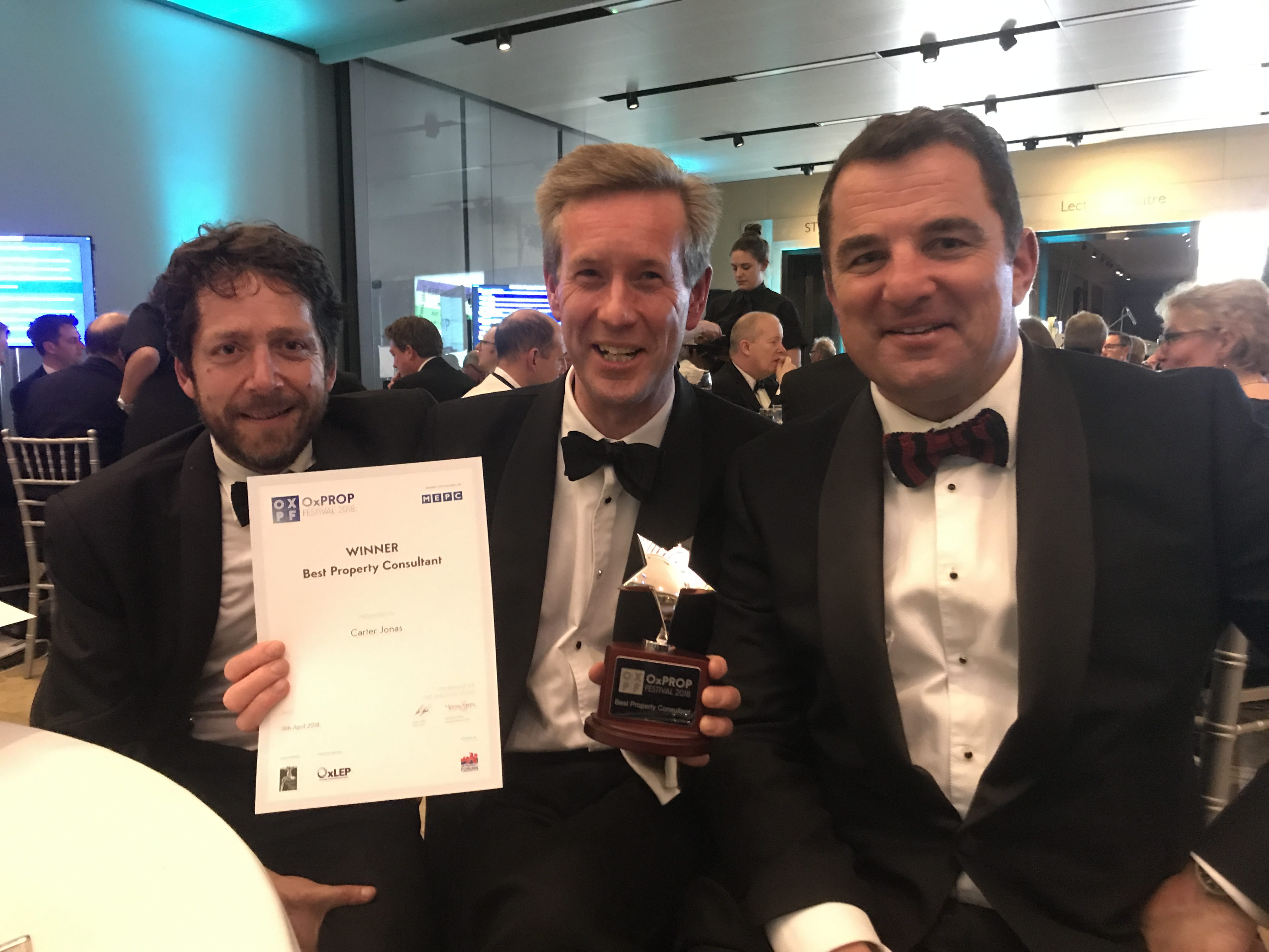 Carter Jonas Oxford Celebrates Success At OxProp Festival Awards 2018