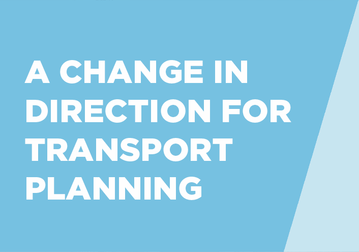 A change in direction for transport planning graphic