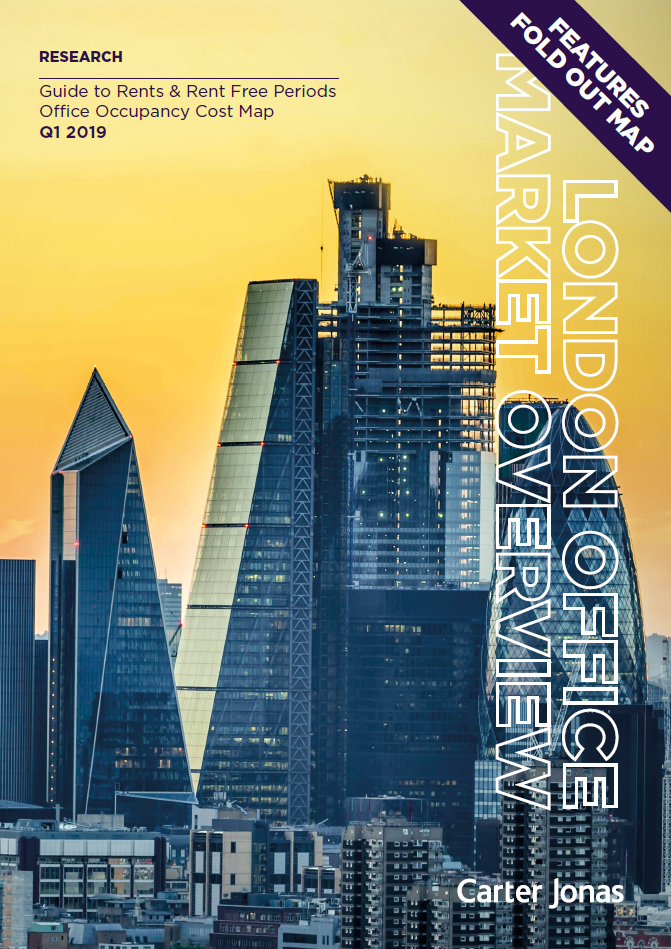 Carter Jonas | Q1 London Office Occupancy Cost Map