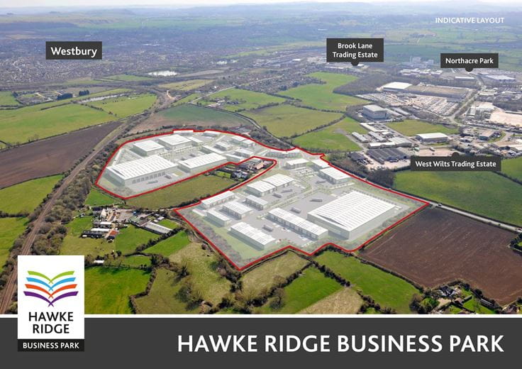 1 to 35 acres , Hawke Ridge Business Park BA13 - Available