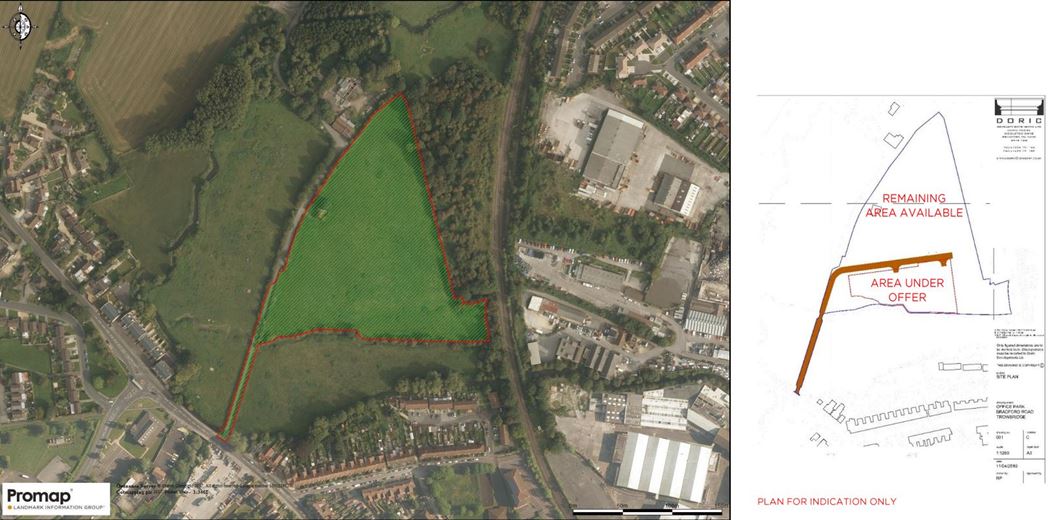 2.1 hectares , Commercial Land, Bradford Road BA14 - Available
