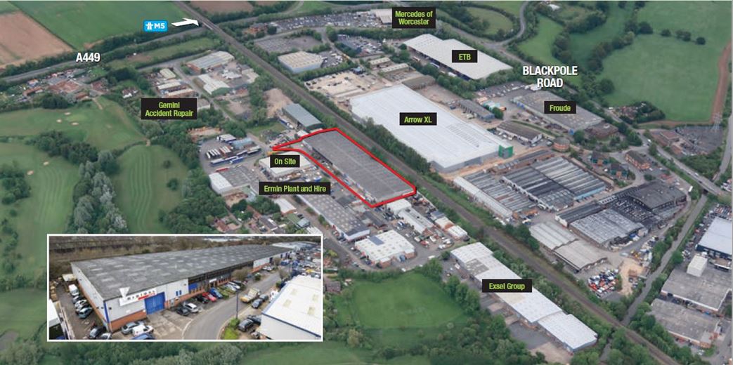 10,000 to 82,945 Sq Ft , Unit 62, Blackpole Trading Estate WR3 - Available