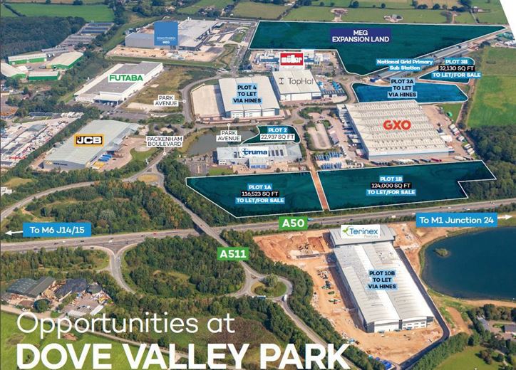 116,523 Sq Ft , Dove Valley Park, Foston DE65 - Available