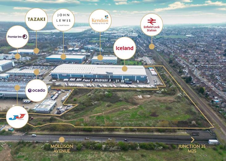10.3 acres , Land At Innova Park, Mollison Avenue EN3 - Available