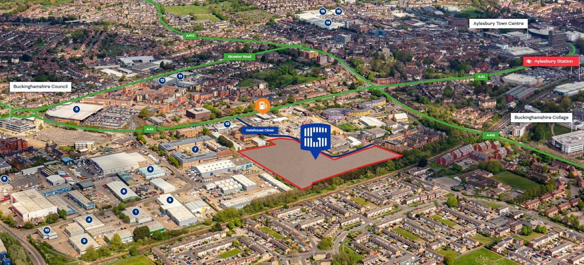 1 to 8 acres , Gatehouse Close Logistics Park, Gatehouse Close HP19 - Available