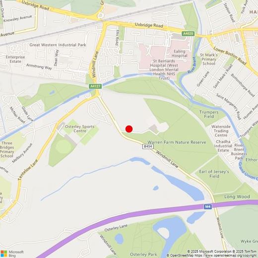 8 to 10 acres , Warren Farm, Windmill Lane UB2 - Available