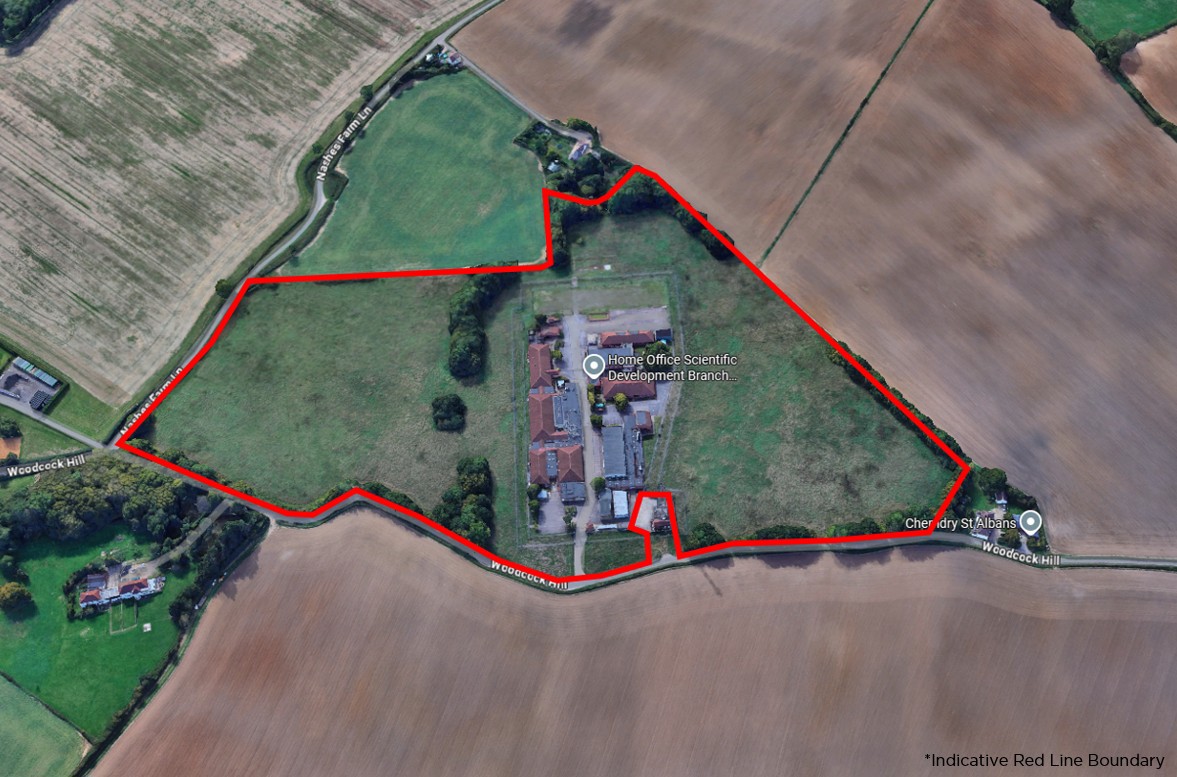 26 acres , Centre For Applied Science & Technology, Woodcock Hill AL4 - Available