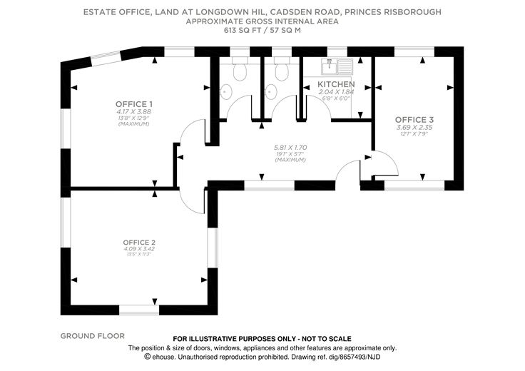613 Sq Ft , The Old Smithy, Great Hampden HP16 - Available