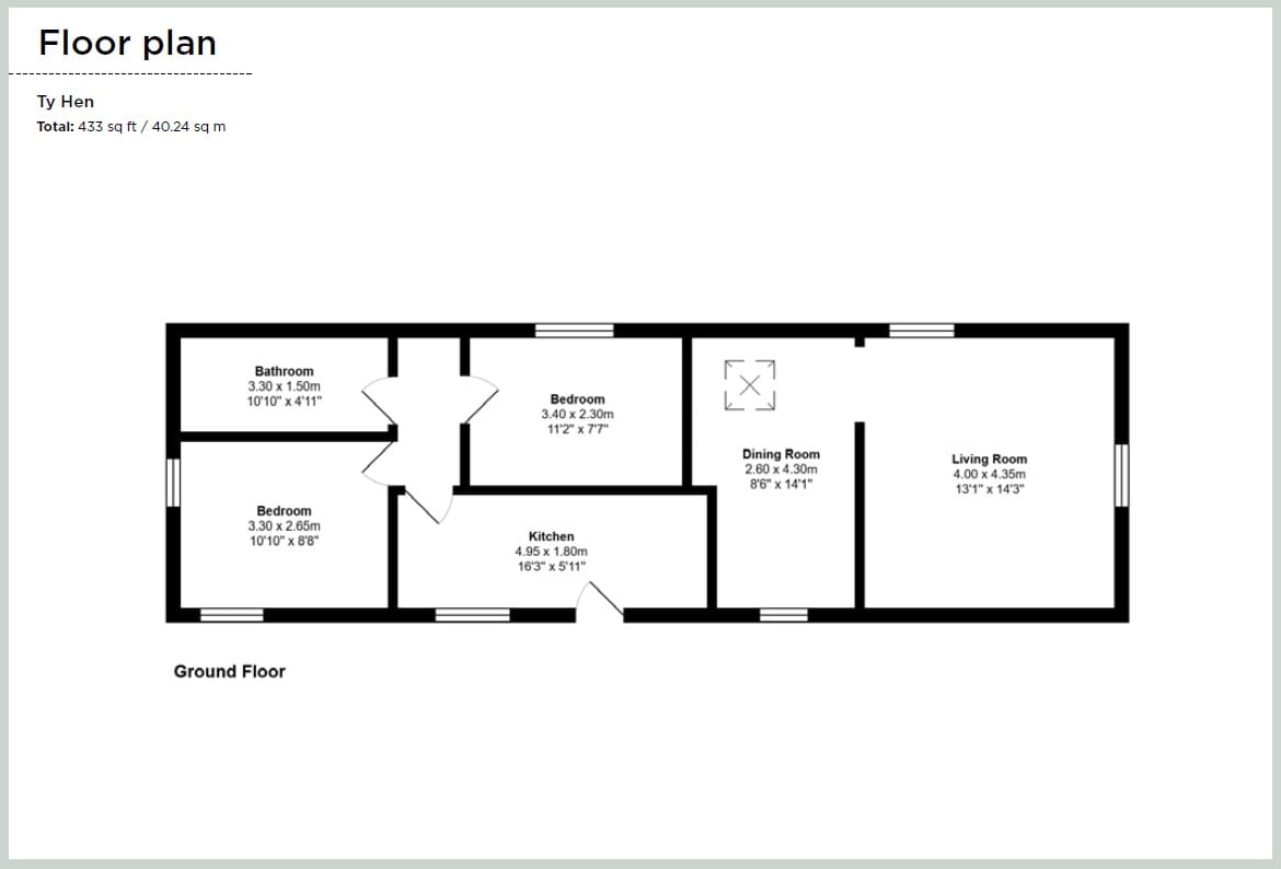 Floorplan Ty Hen