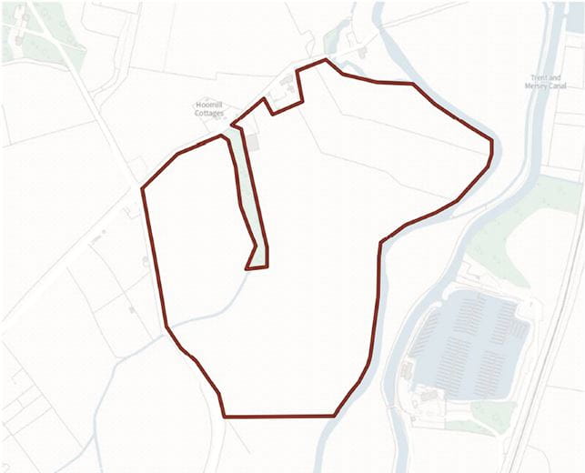 38.8 acres Land, Hoo Mill Lane, Great Haywood ST18 - Available