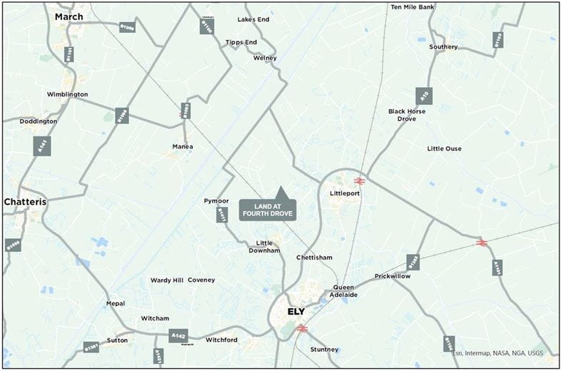 6.5 acres Land, Little Downham, Ely CB6 - Sold