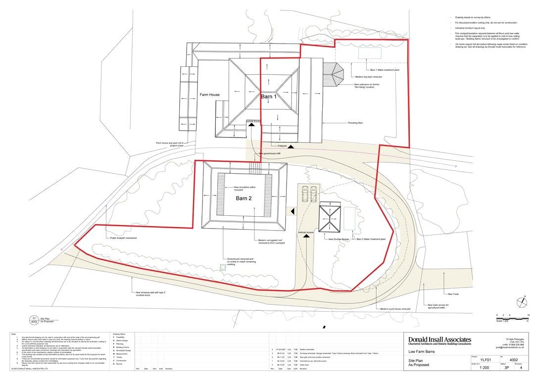  bedroom house, Residential Development Opportunity, Low Farm Barns YO26 - Available