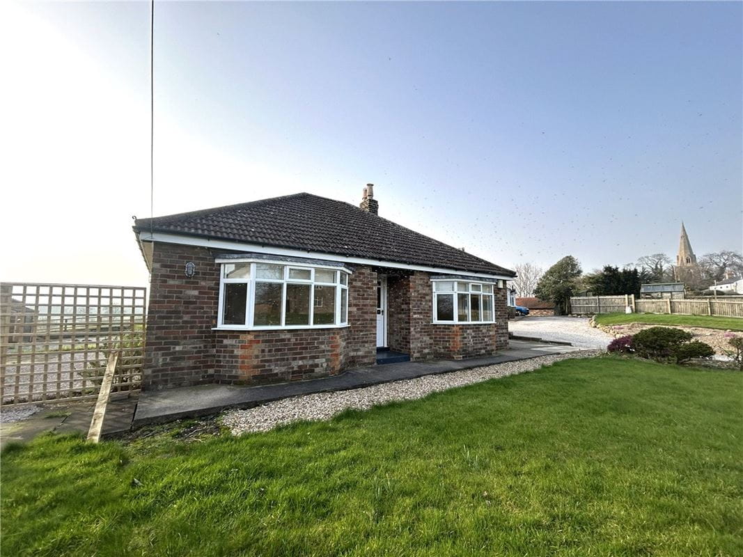 2 bedroom bungalow, Hunsingore, Wetherby LS22 - Available