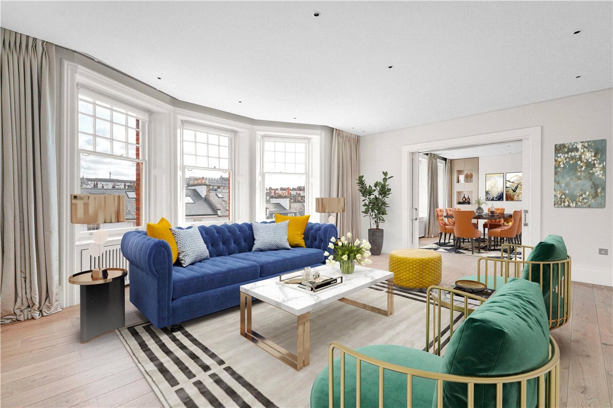 4 bedroom flat, Wynnstay Gardens, Kensington W8 - Available