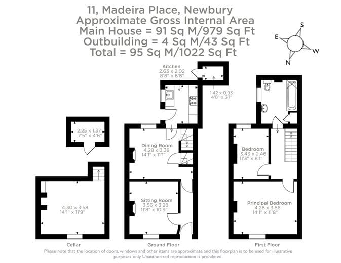 2 bedroom house, Madeira Place, Newbury RG14 - Available