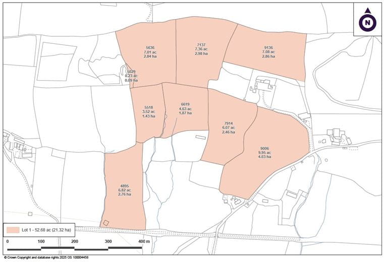 52.7 acres Land, Land At Shillingford, Tiverton EX16 - Sold STC