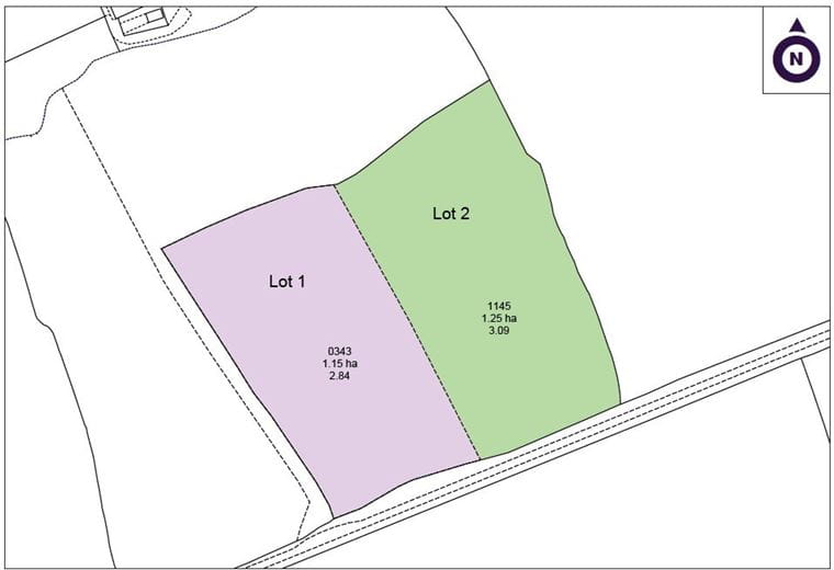 3.1 acres Land, Lot 2: Land At Goathurst, Goathurst TA5 - Available