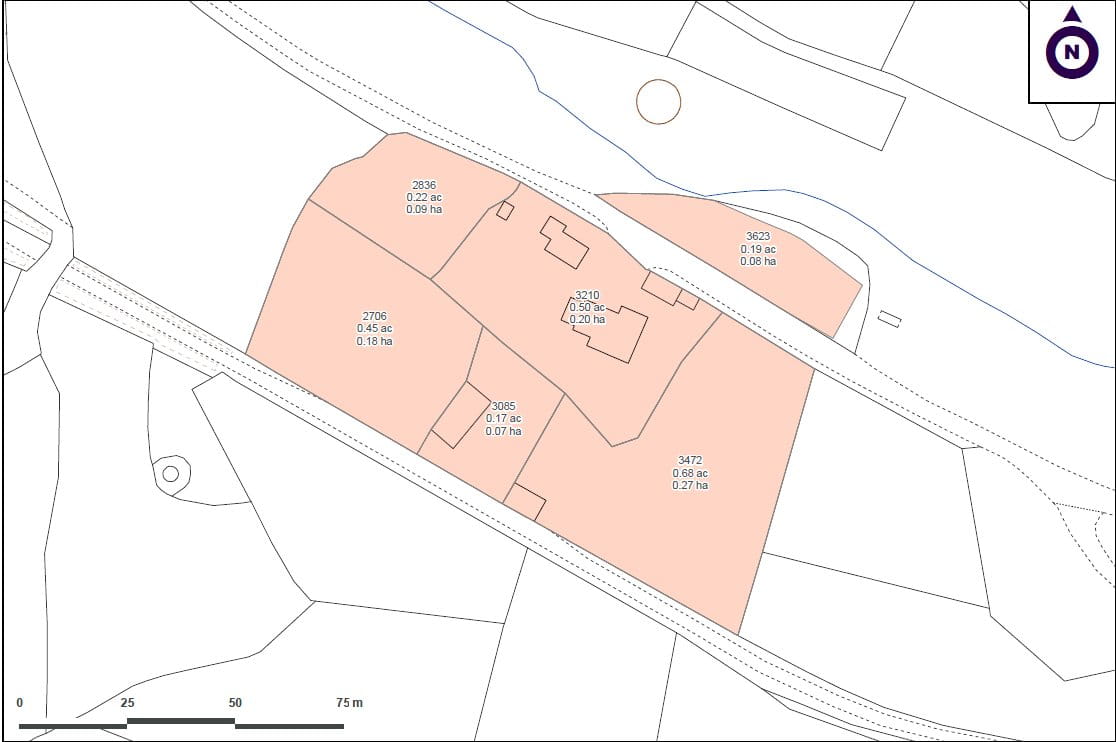3.2 acres Farm, Hale Mills, Twelveheads TR4 - Available