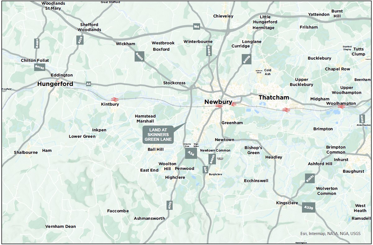 8.4 acres Land, Newbury, Berkshire RG14 - Available
