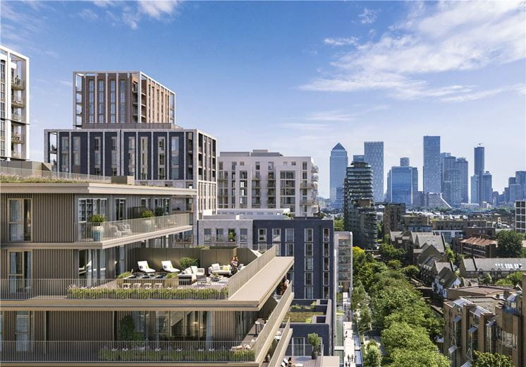 1 bedroom flat, London Dock, 9 Arrival Square E1W - Available