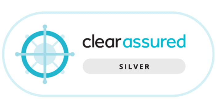 clear assured silver status logo
